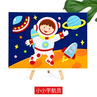 Флисовые наклейки, космонавт