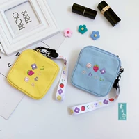 Брендовый милый кошелек для школьников, маленькая сумка через плечо, бумажник, шоппер с молнией, цепочка, маленькая сумка клатч, в корейском стиле
