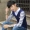 Áo sơ mi cổ áo bông của nam giới 2018 nam dài tay t-shirt Hàn Quốc phiên bản của đẹp trai giả hai mảnh áo mặc một phần mỏng áo thun nam có cổ