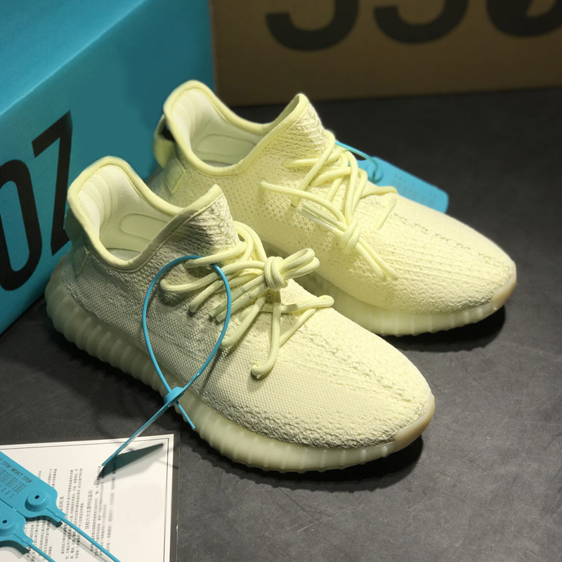 ButterWhat a blast Coconut shoes 350 Pure white ice cream Genuine Ice blue babysbreath dirty orange quality goods Official website Putian Men's and women's shoes