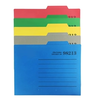 Цветная бумага для документов, канцтовары, папка, система хранения, увеличенная толщина, сортировка