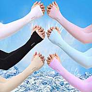 夏季冰袖防嗮袖套男女冰丝防紫外线手套手臂