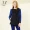 JUZUI Quỳ 2018 chính thức thị trường cửa hàng mùa thu và mùa đông mới màu xanh và màu đen khâu ngắn áo len phụ nữ áo phao nữ dáng ngắn hàn quốc