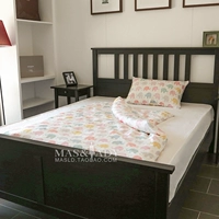 Mas Jiamin 100% lụa in hình con voi bằng vải lụa trải nghiệm mượt - Quilt Covers bộ chăn ga gối đệm cưới