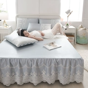 Ren mùa hè lụa băng mat ba mảnh có thể gập lại giường váy bedspread 1.8m2m rửa đôi ghế điều hòa không khí lạnh - Thảm mùa hè