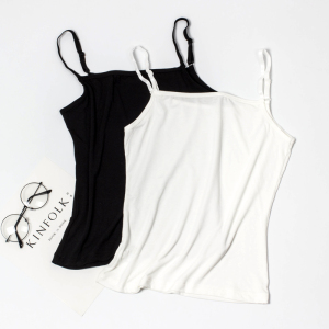 Từ màu trắng cổ áo điều chỉnh dây đeo vai yếm trong nữ phương thức kích thước lớn chống ánh sáng ống top bọc ngực đáy áo sơ mi