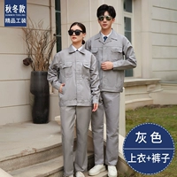 Осень и зимняя кнопка -кнопка серого костюма