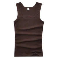 Vest nam phiên bản Hàn Quốc của cotton thể thao vest vest nam sợi chỉ co giãn đàn hồi cơ sở mồ hôi vest - Lót shop quần áo thể thao