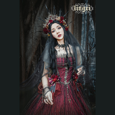 taobao agent [Eliminated Display] Silent Lilise Goth Gothic Lolita retro court dress jsk original
