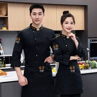 Черный лонгслив, водонепроницаемый фартук