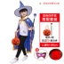 Halloween Quần Áo Trẻ Em Nam Hiệu Suất Mẫu Giáo Trang Phục Khu Vực Chất Liệu Phù Thủy Áo Choàng Nhà Ảo Thuật Cô Gái Áo Choàng 