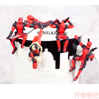 taobao agent Reunion 4 Deadpool 2 Movie Cup Fate X -Men Tea Friends Boxing Box Egg doll Hands Model Model Cup Fate Doll Swatings