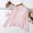 Phần mỏng openwork áo len của phụ nữ vòng cổ dài tay áo lỏng mỏng đáy áo T-Shirt mùa thu ngọt ngào top N8C456