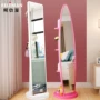 Gương thay đồ đơn giản gương dài toàn bộ gương sàn phòng ngủ stereo gương dài nữ sinh viên nhà xoay gương đặc biệt - Gương gương nhà tắm thông minh
