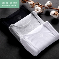 3 mảnh cotton gia đình nam vest nam cotton mùa hè đồ lót trẻ trung tập thể dục Slim loại áo lót trắng áo thun ba lỗ nữ tập gym