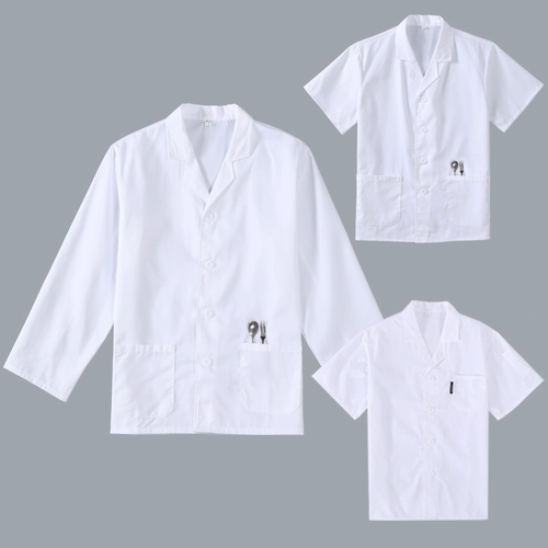 Летняя столовая шеф -повара рабочая одежда в лацка