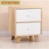 Cạnh giường ngủ tủ gỗ châu Âu ngăn kéo đơn giản hiện đại mini-ngăn kéo tủ lưu trữ tủ màu hẹp tủ bên - Buồng tủ ngăn kéo gỗ Buồng