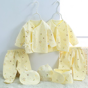 Quần áo sơ sinh 0-3 tháng mùa xuân và mùa thu bé sơ sinh hộp quà tặng cotton bé sơ sinh đồ lót thiết lập nguồn cung cấp