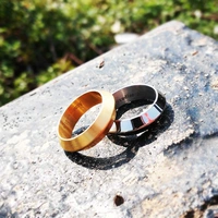 Скандинавский минималистичный оригинальный треугольник подходит для мужчин и женщин, кольцо из нержавеющей стали для влюбленных