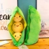 Dễ thương pea pod đồ chơi sang trọng gối mới lạ vui búp bê rag búp bê vàng mung đậu búp bê quà tặng cô gái - Đồ chơi mềm gấu bông con heo Đồ chơi mềm