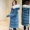 Áo khoác nhung vàng nữ trung thu dài mùa đông 2019 phiên bản mới của Hàn Quốc quần lửng ống rộng cotton dày - Bông