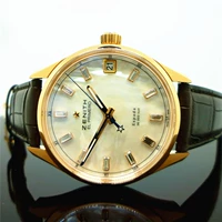 Когда Zenith - это настоящая сила, серия серии Elprimero 18K Rose Gold Men Automatic Watch