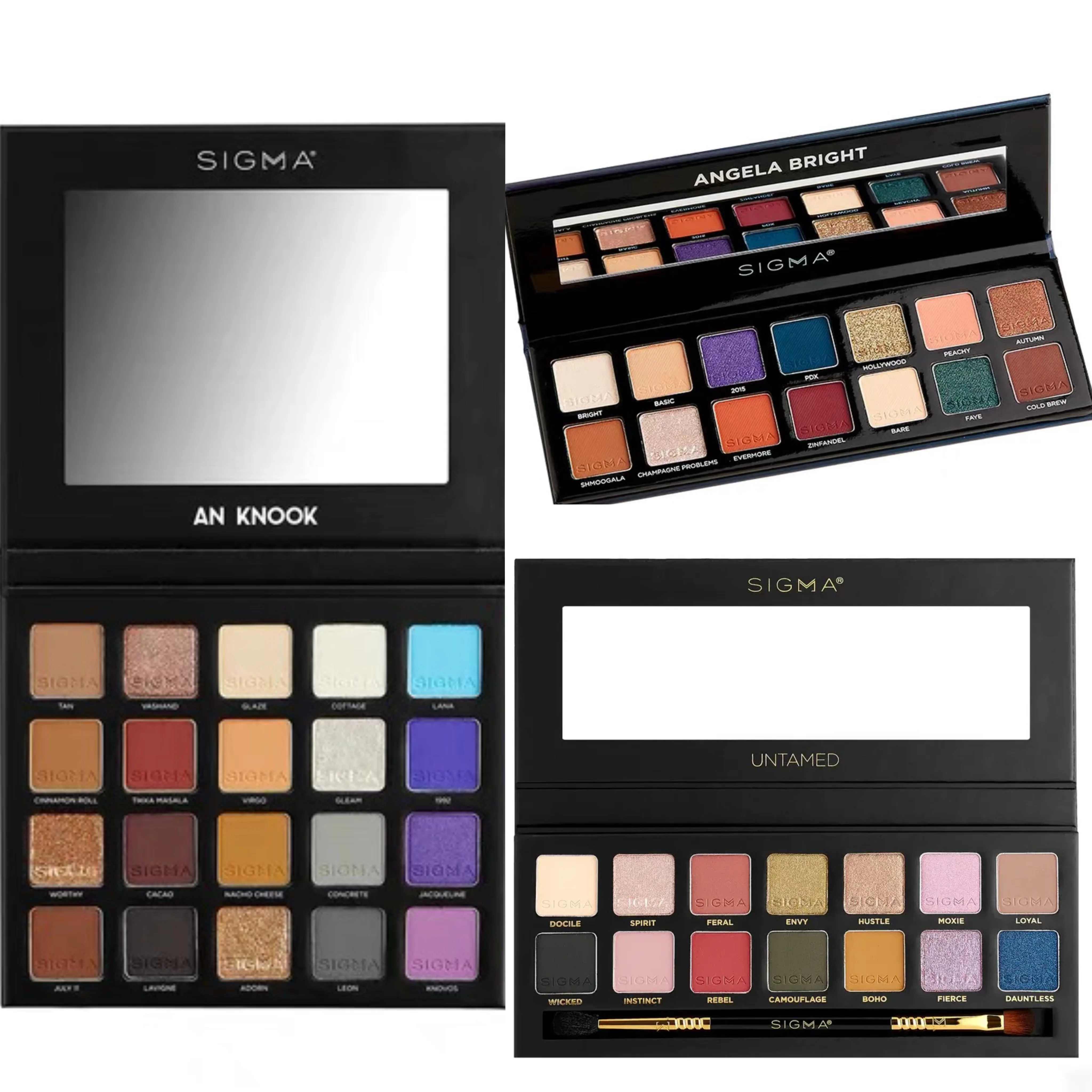 Spot SIGMA Eye Shadow Disk ANKNOOK Pro Angela Diana joint Untamed