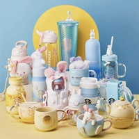 Starbucks, кролик, луна, настольная двухэтажная подарочная коробка, 2020