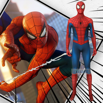 taobao agent Manles/Man Tianye Marvel Spider -Man Tight -fitting combat clothes Spider -Man COS clothing same J4273