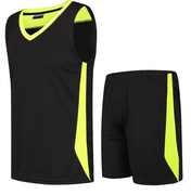 Lỏng kích thước lớn không tay đào tạo thể thao nam mồ hôi thấm bóng rổ thở mặc tập thể dục chạy phù hợp với nam giới quần short vest
