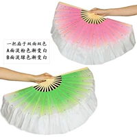 Длина кости 36 см поплавок 10 зеленого и белого+розовый белый ровный шелк для взрослых модели