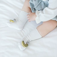 Mùa xuân và mùa thu cho bé sơ sinh vớ chống trượt vớ cotton cho bé miệng lỏng vớ vớ hoạt hình búp bê vớ 0-3-12 tháng - Vớ quan tat dep cho be