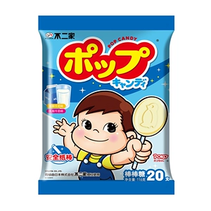 Молочные леденцы Fujiya 20 шт. в пакете 116г.