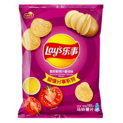 Lay's/Leshi Potato Chicken Mexican Tomato Flavor 135 г