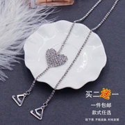 Ngôi sao với rhinestone đồ lót dây đeo vai đơn hàng tình yêu vai treo cổ chống trượt áo ngực trong suốt dây đeo vai kim loại