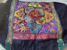 Miaoxiu 苗族手工刺绣老绣背带 尺寸60x65