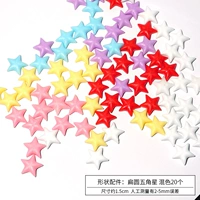 Поли -козовые сумки плоские и круглые пентаграммы смешаны