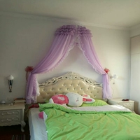Giường Hàn Quốc bed Giường công chúa Giường tầng được trang bị bed Giường công chúa phòng trẻ em cô gái công chúa gió - Bed Skirts & Valances rèm ngăn giường