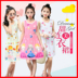 Hai phần quà tặng cho trẻ em trang phục mùa hè ăn mặc 3 trẻ em 4 cô gái 5 váy 8 tay công chúa váy Hàn Quốc phiên bản Váy