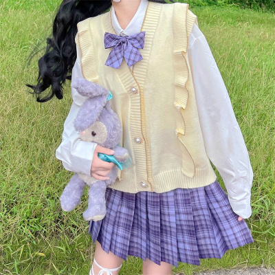 taobao agent Japanese knitted vest, sweater, jacket, autumn cardigan, 2021 collection