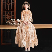 Юбка в складку, аксессуар для волос, цвета шампанского