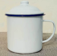 Ностальгическая классическая крышка с утолщенным поясом для эмалевой чашки для водяной чашки кофейная чашка персонализированная кружка DIY настройка