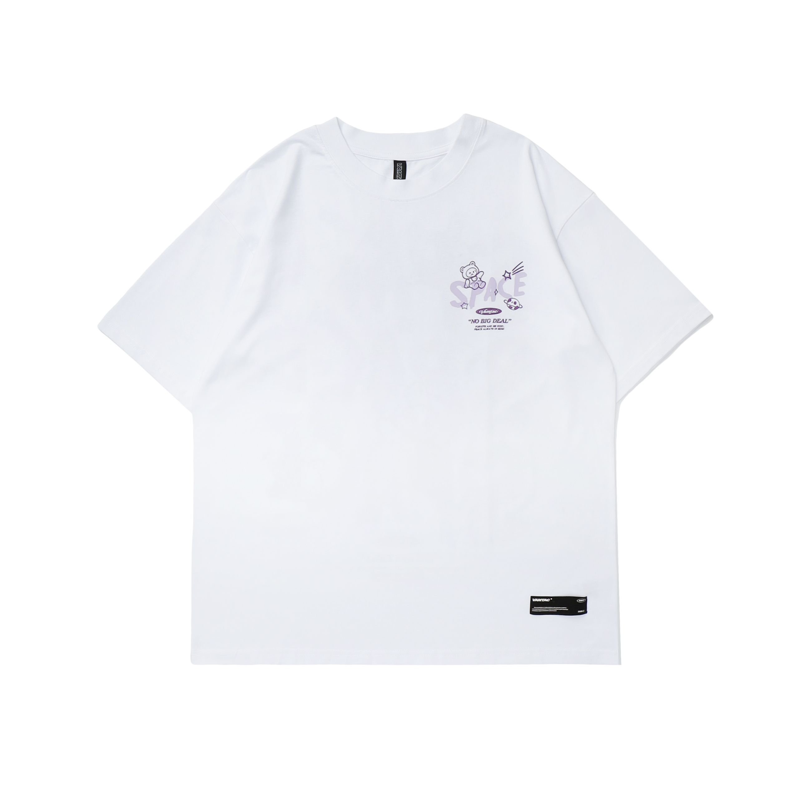 Whitename of a fictitious monkey with supernatural powers in stock street Harajuku printing Short sleeve T-shirt male ins Chaopai easy leisure time Versatile lovers T-shirt