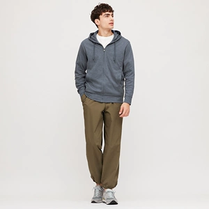 [男装 AIRism防紫外线拉链连帽开衫 422986 优衣库UNIQLO]