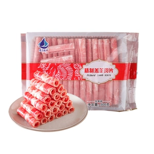 [东方港湾精制羔羊肉片500g]
