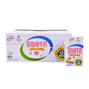 Yili Skim-Fat Pure Milk 250 мл*16 коробка/коробка