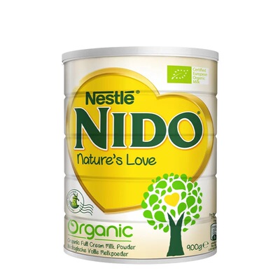 Импортировано из Нидерландов Органическое сухое цельное молоко Nestlé NIDO (модулированное сухое молоко) 900 г/банка.