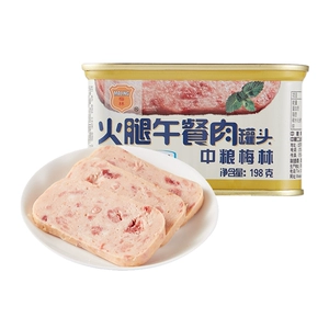 Мясо для обеда с ветчиной COFCO Meilin консервированное, 198 г/банка