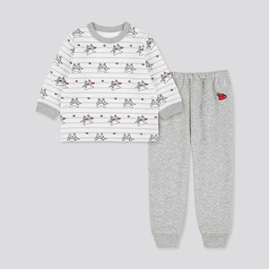 Uniqlo Baby/Child Picture Book Series Series Линия давления пижамы (длинные рукава) 429880 Uniqlo