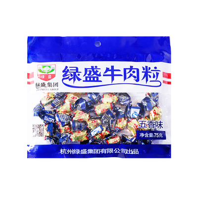 [绿盛五香牛肉粒75克/袋]